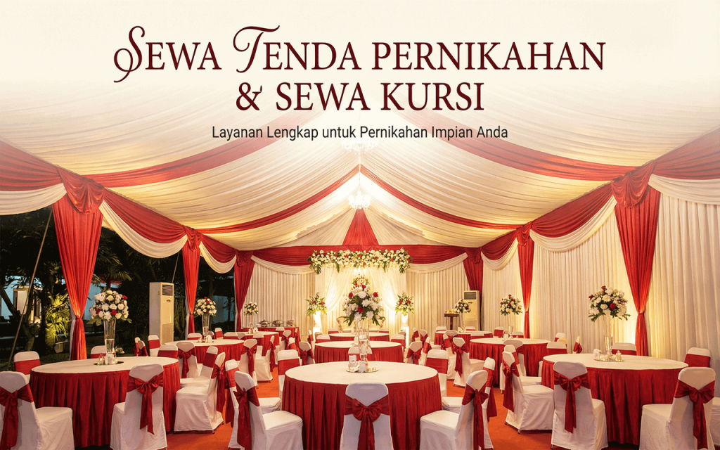 sewa tenda outdoor pernikahan murah