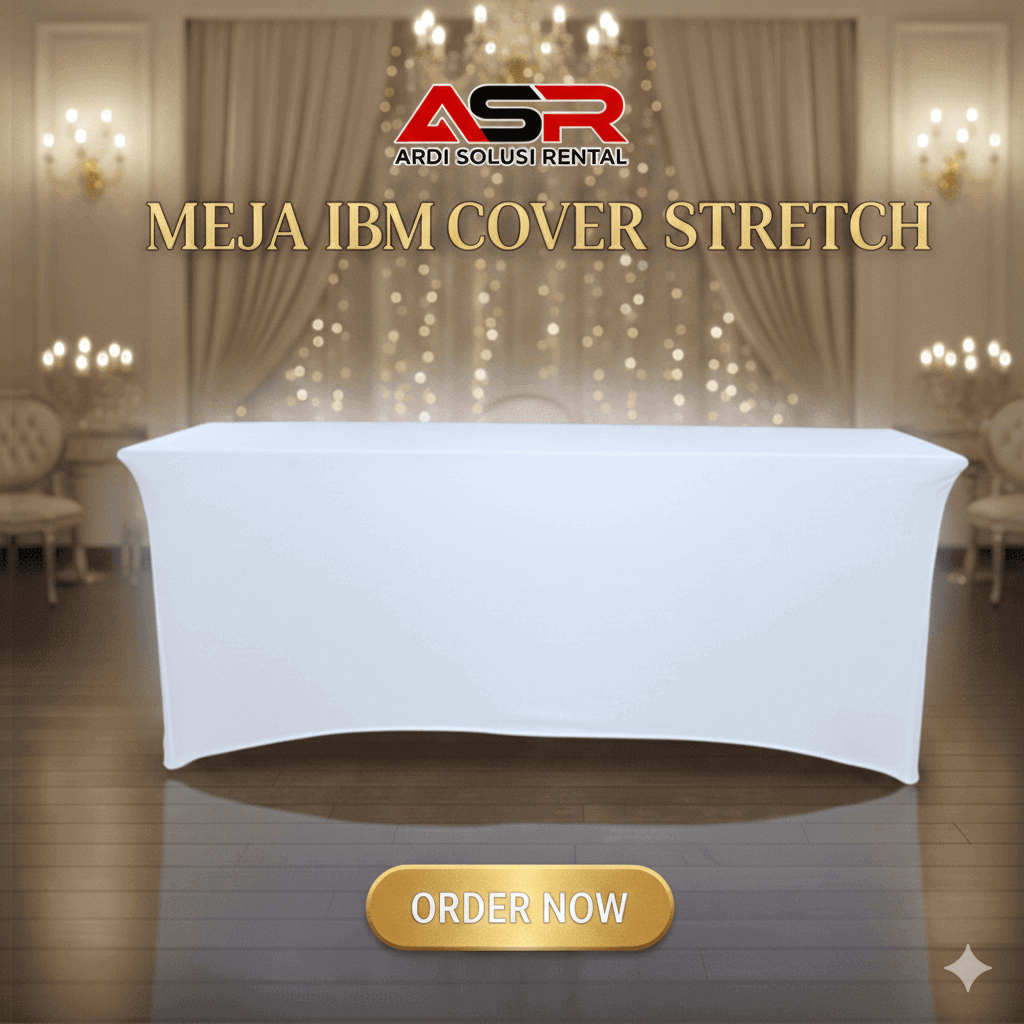 Sewa MEJA IBM COVER STRETCH