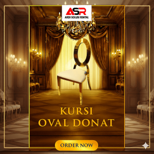 Sewa Kursi Oval Donat Putih